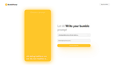 Bumble prompts