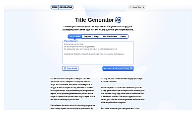 Title Generator