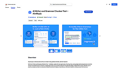 AI Writer & Grammar Checker Tool – AImReply
