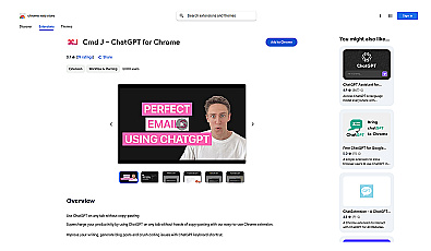 Cmd J – ChatGPT for Chrome