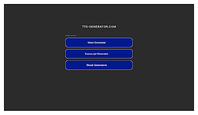 TTS-Generator