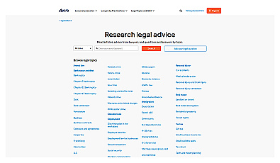 Avvo Smart Legal Assistant
