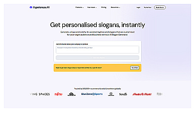Hypotenuse Slogan Generator