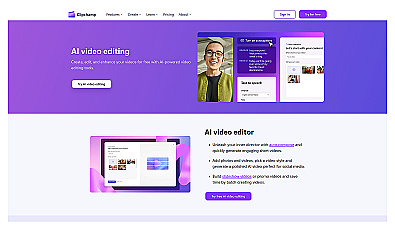 AI Video Editing | Clipchamp