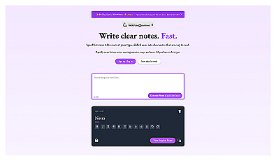 SpeedNote AI