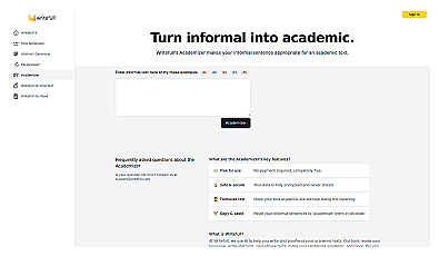Writefull Academizer