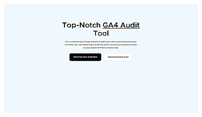GA4 Auditor