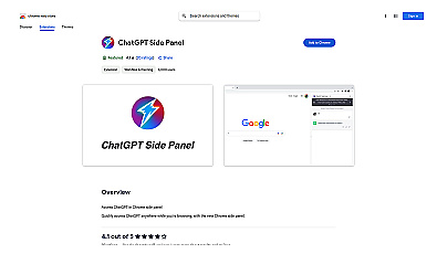 ChatGPT Side Panel