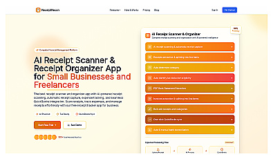 ReceiptRecon  - AI Receipt Scanner & Organizer
