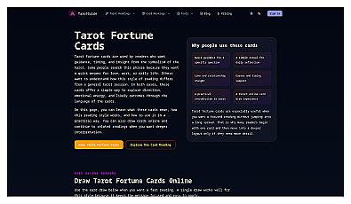 Tarot Fortune Cards by TarotGuide.net