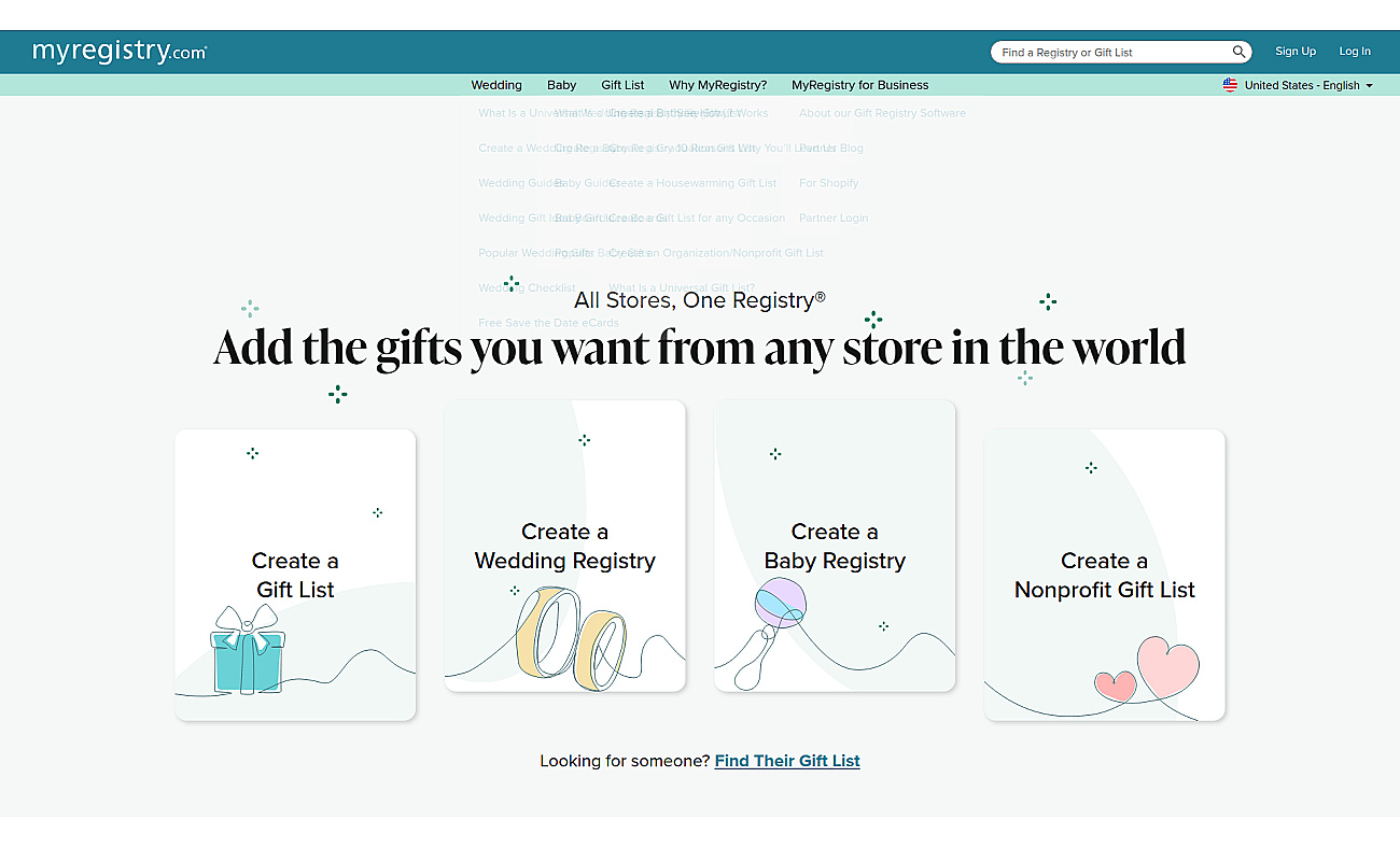 MyRegistry screenshot