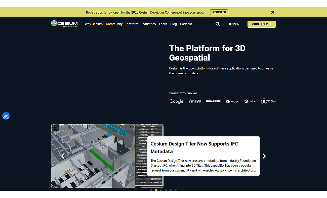 Cesium.js screenshot