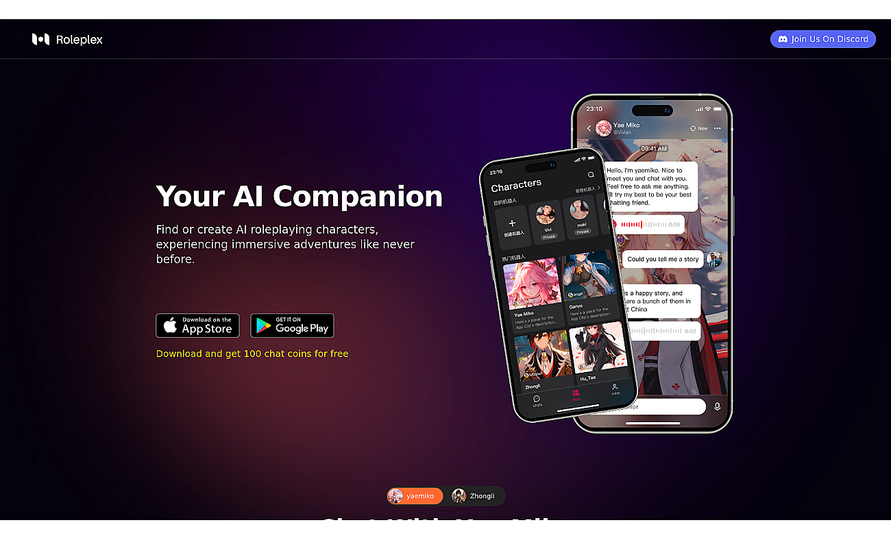Roleplex screenshot