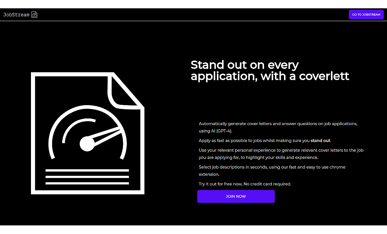 JobStream screenshot