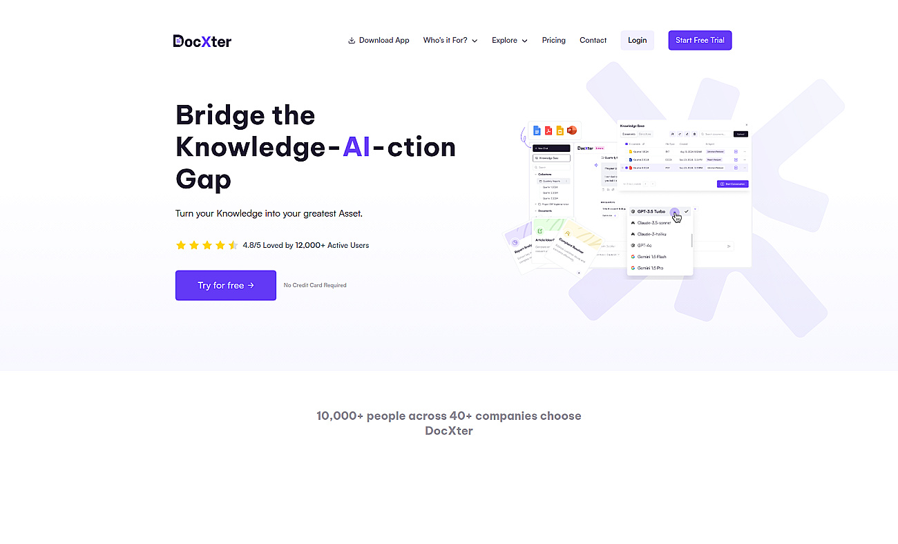 DocXter screenshot