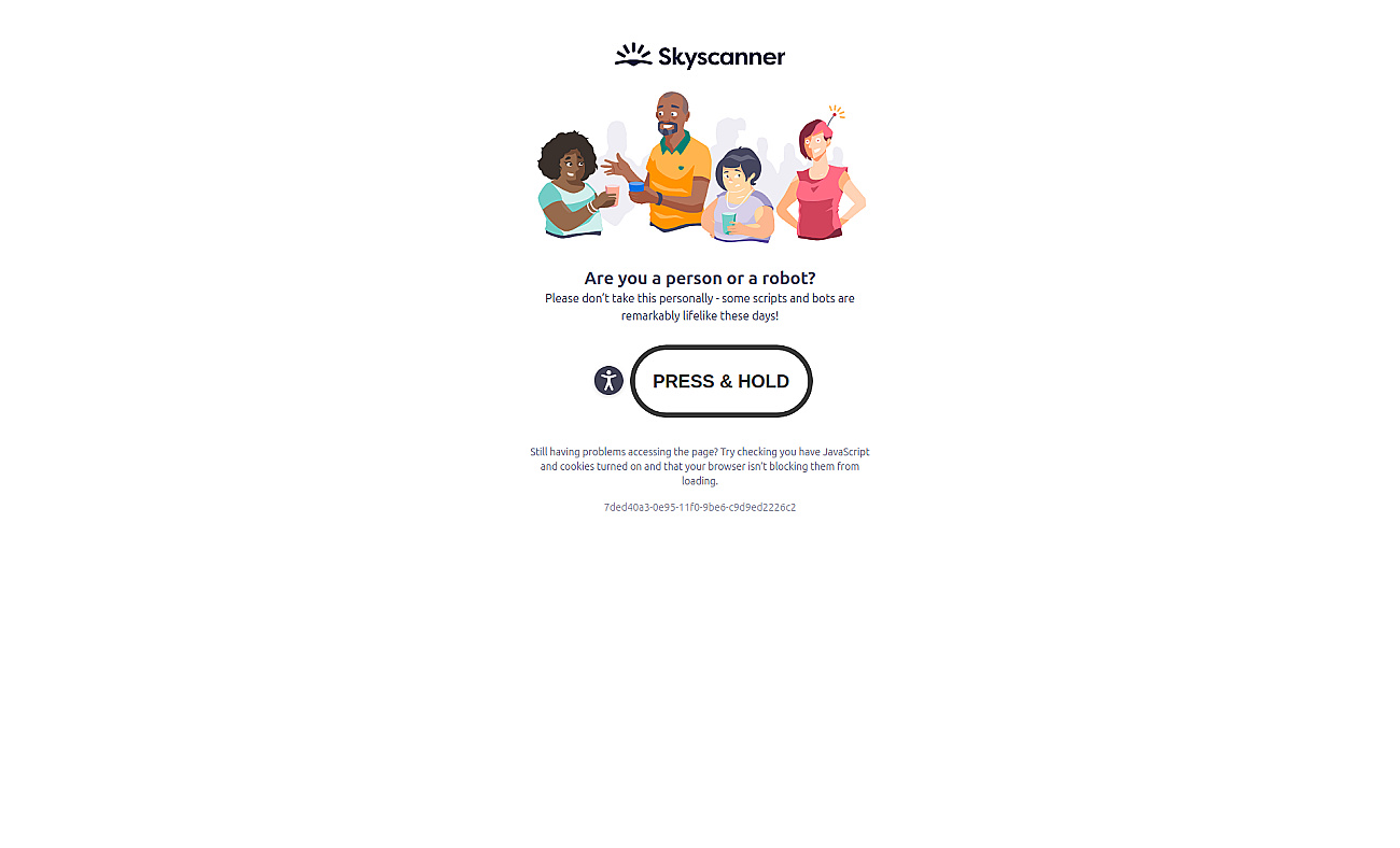 Skyscanner screenshot