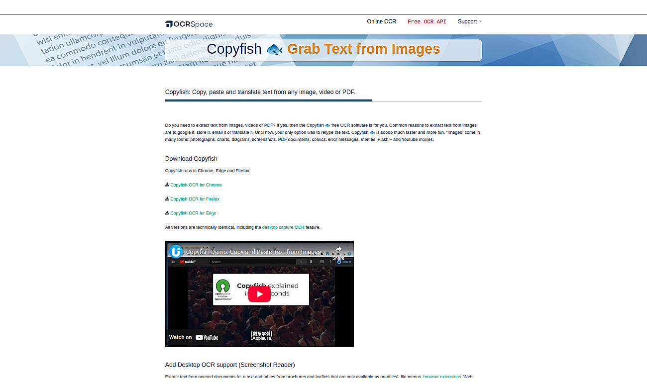 CopyFish screenshot