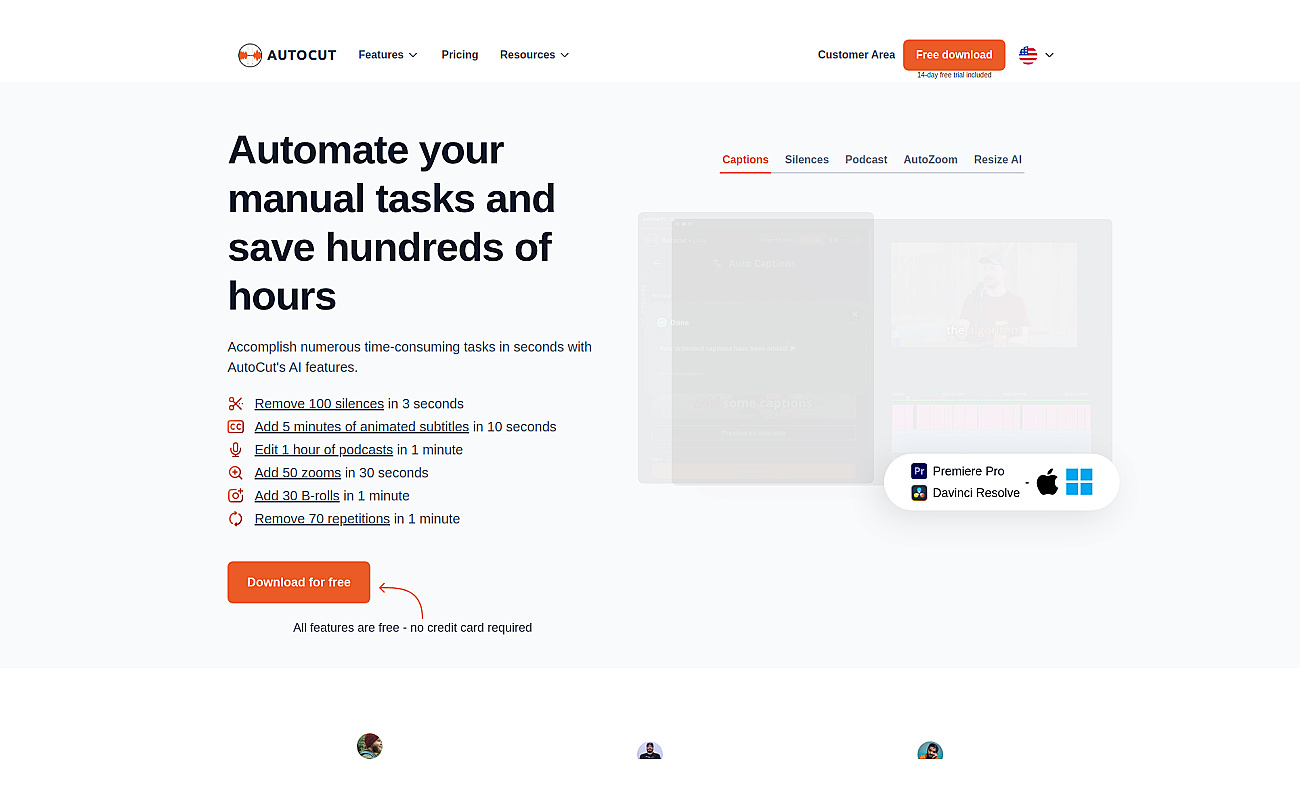 AutoCut screenshot