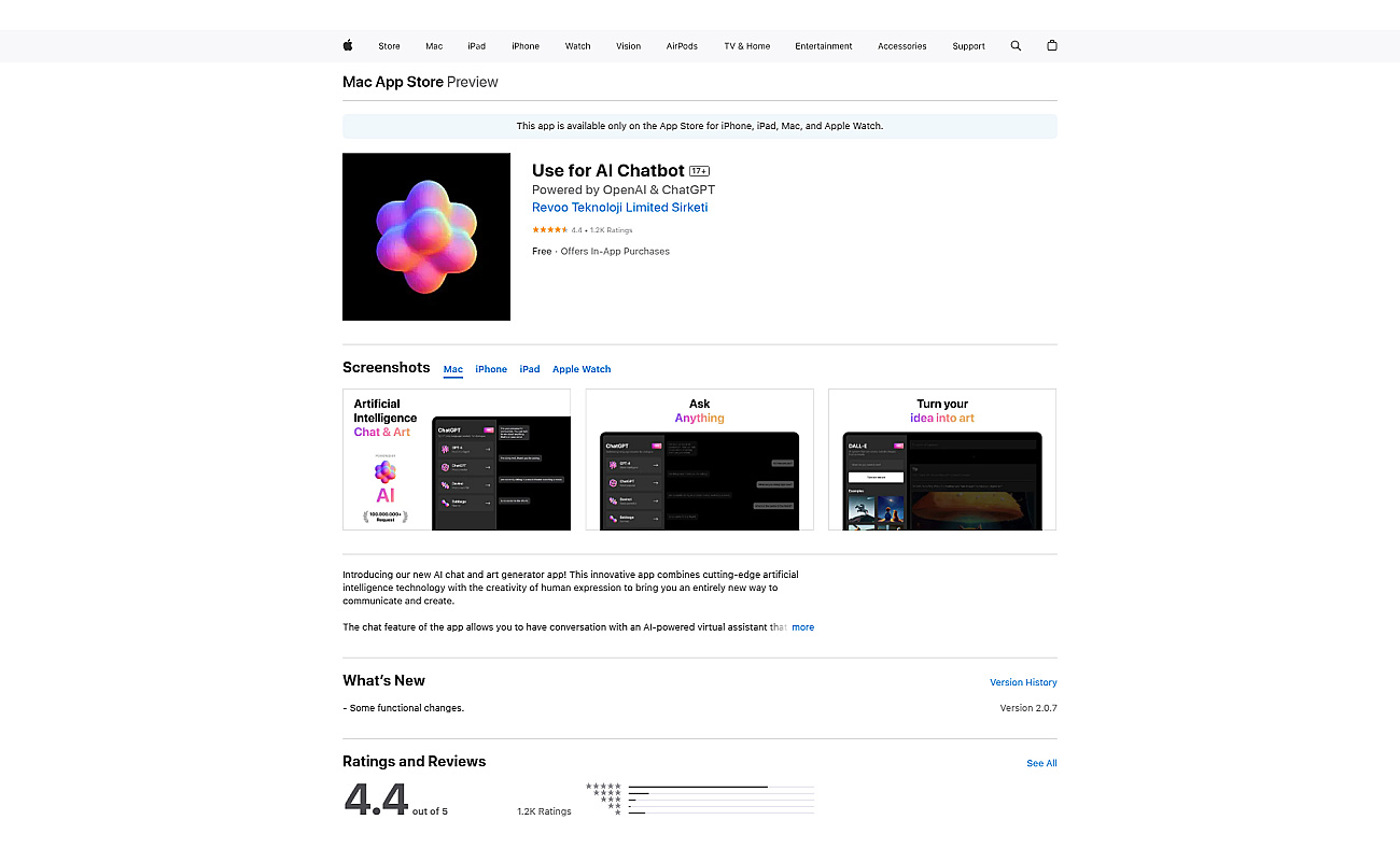 OpenAI for Desktop screenshot