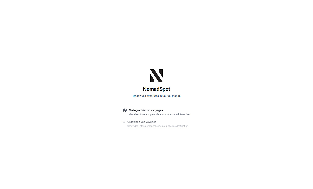 Nomadspot screenshot