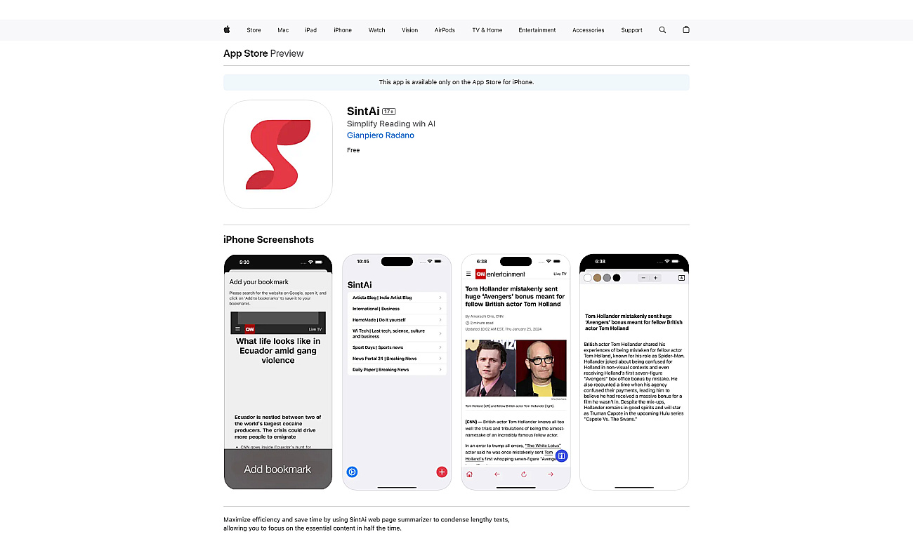 SintAi screenshot