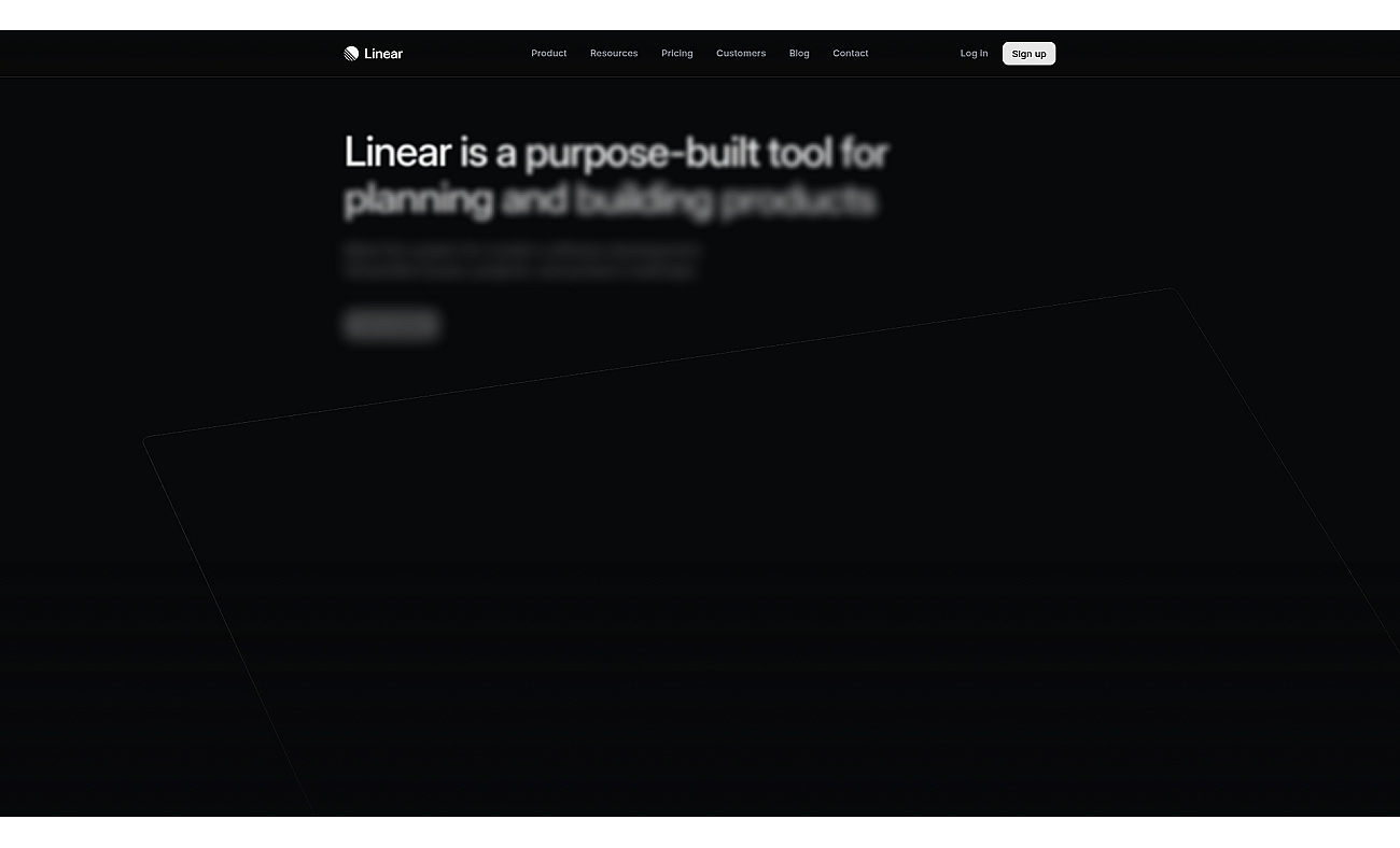 Linear screenshot