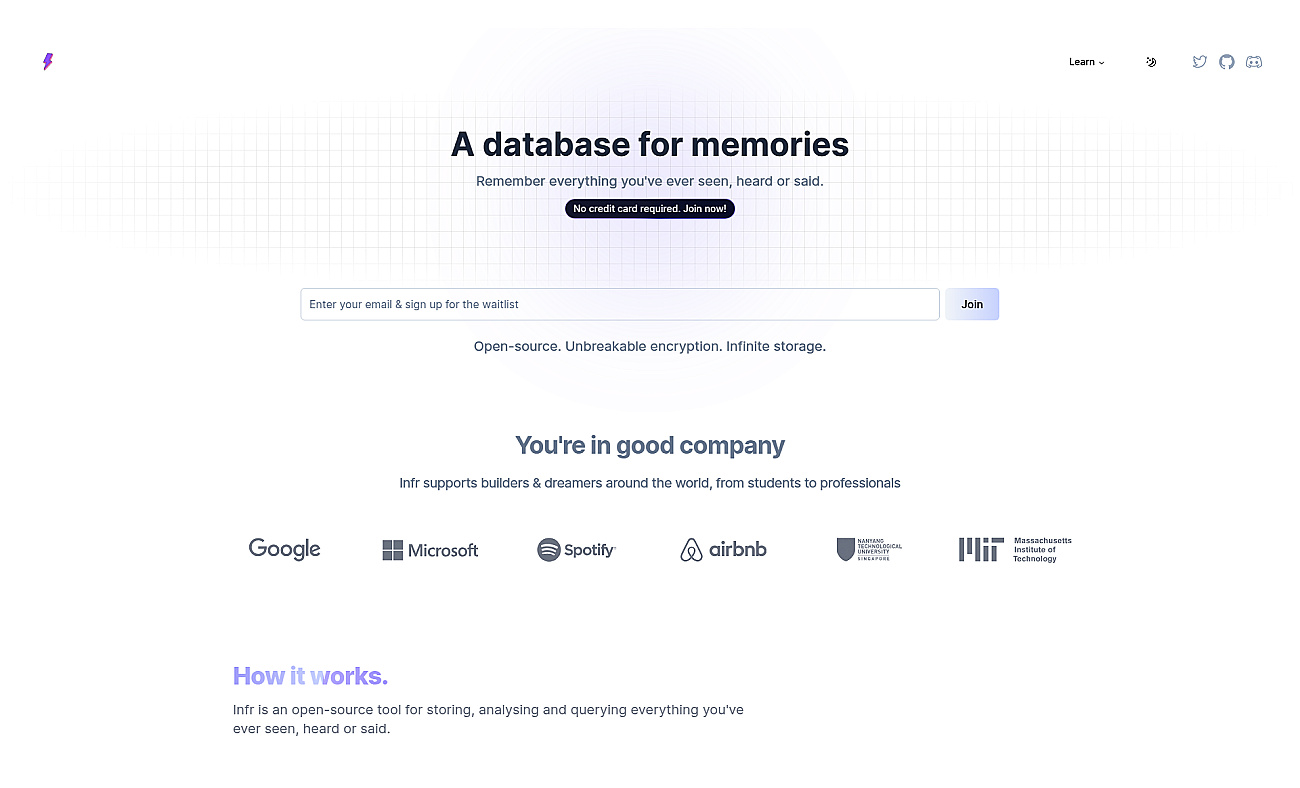 Infr screenshot
