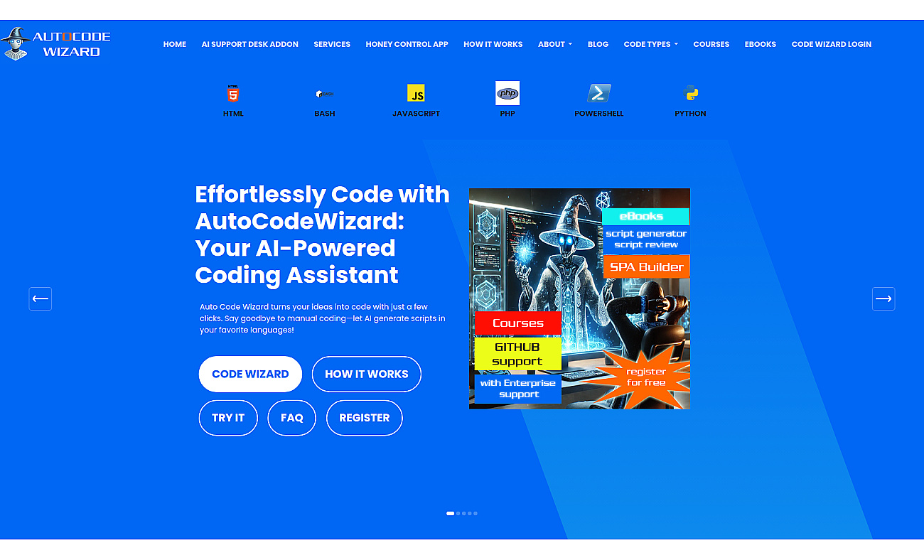 Autocodewizard screenshot