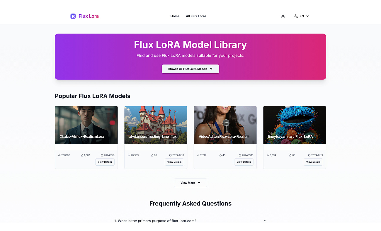Flux lora screenshot