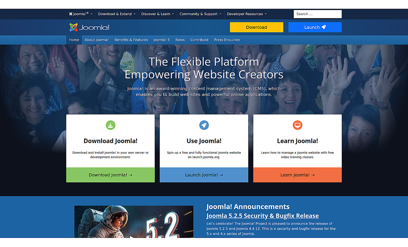 Joomla! screenshot