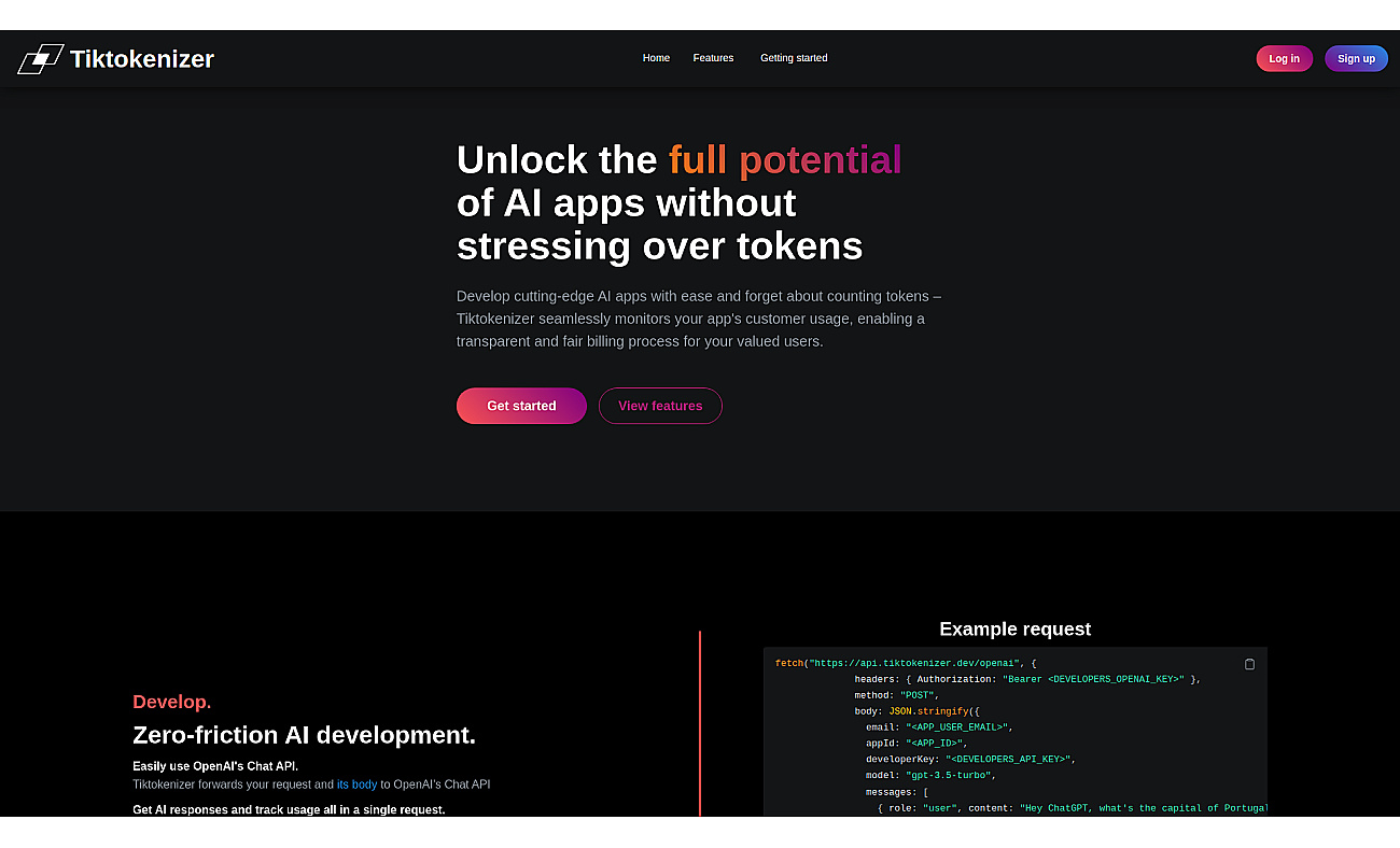 Tiktokenizer screenshot