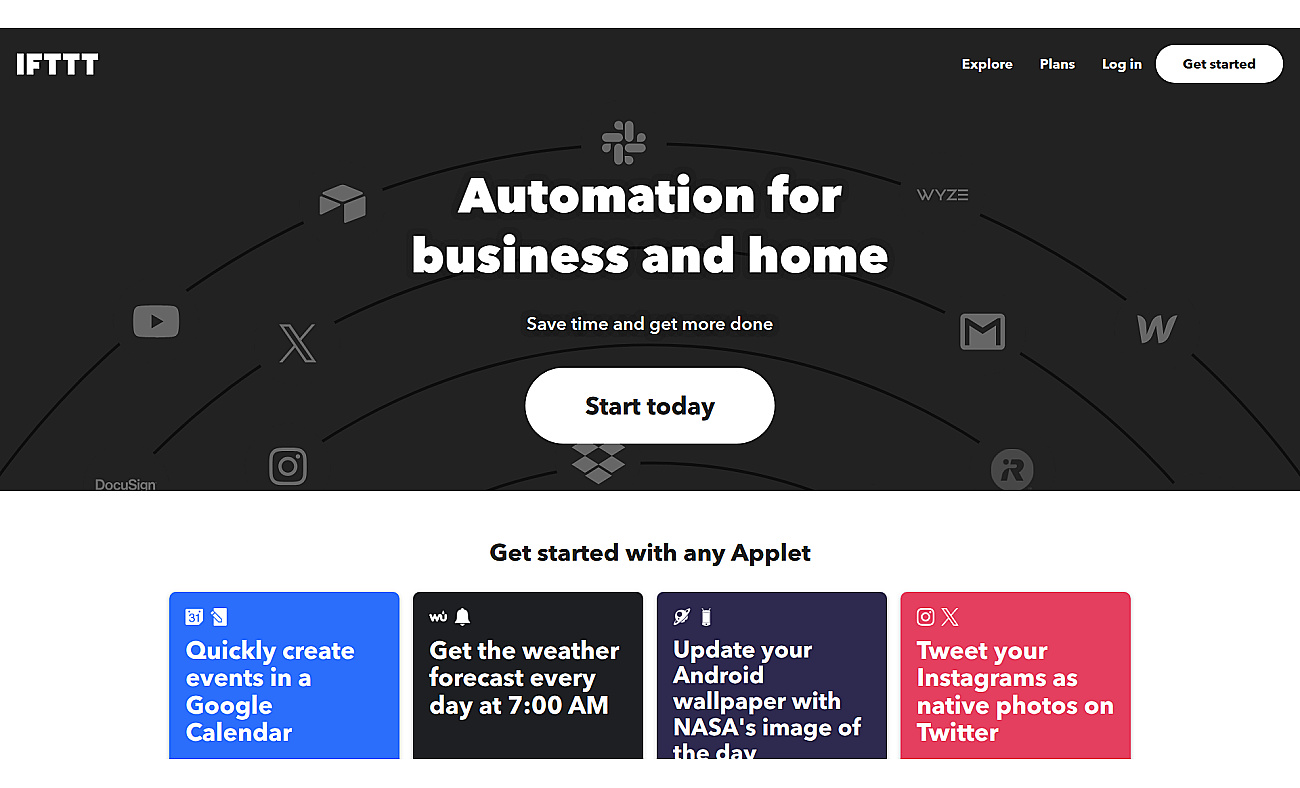 IFTTT screenshot