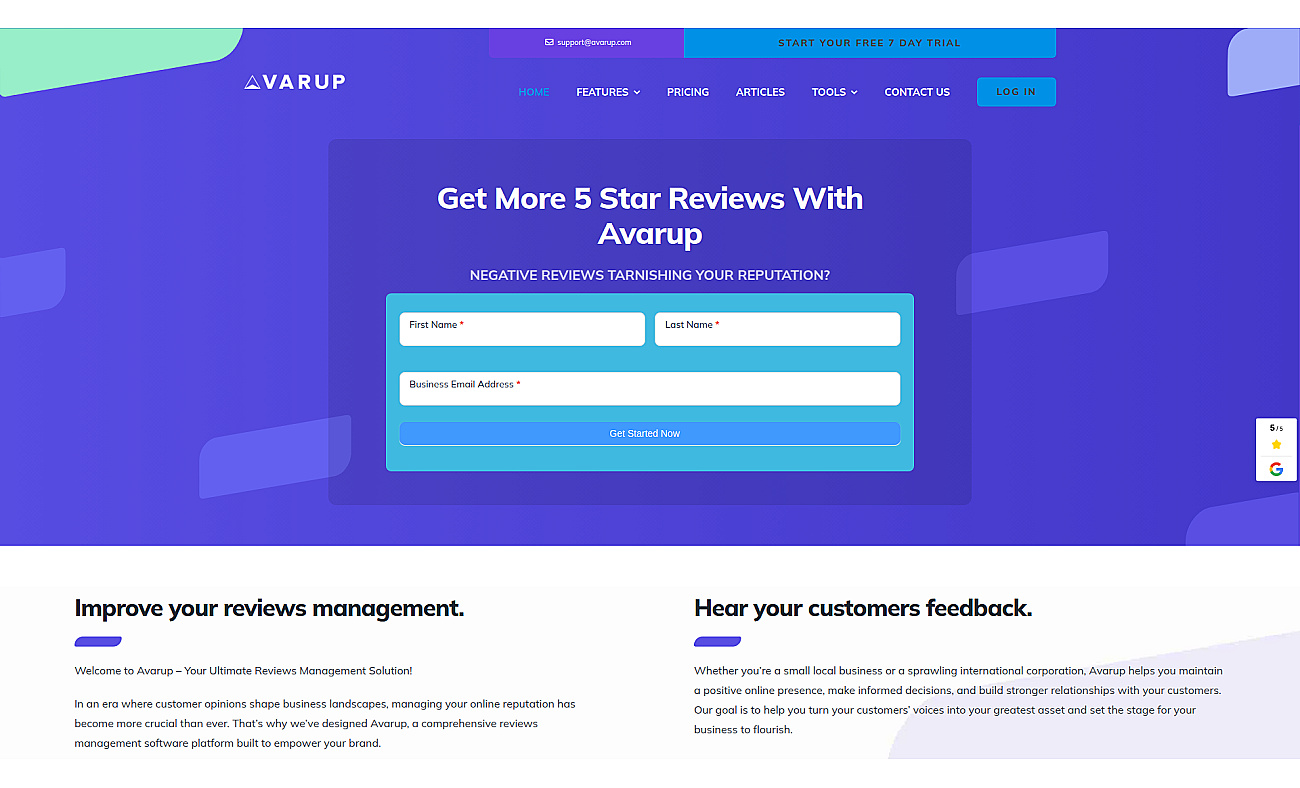 Avarup screenshot