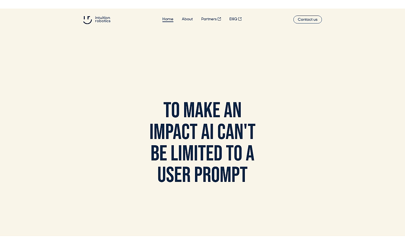 intuitionrobotics.com screenshot