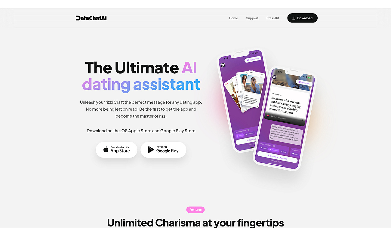 Datechatai screenshot