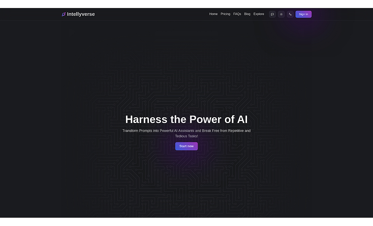 Intellyverse screenshot
