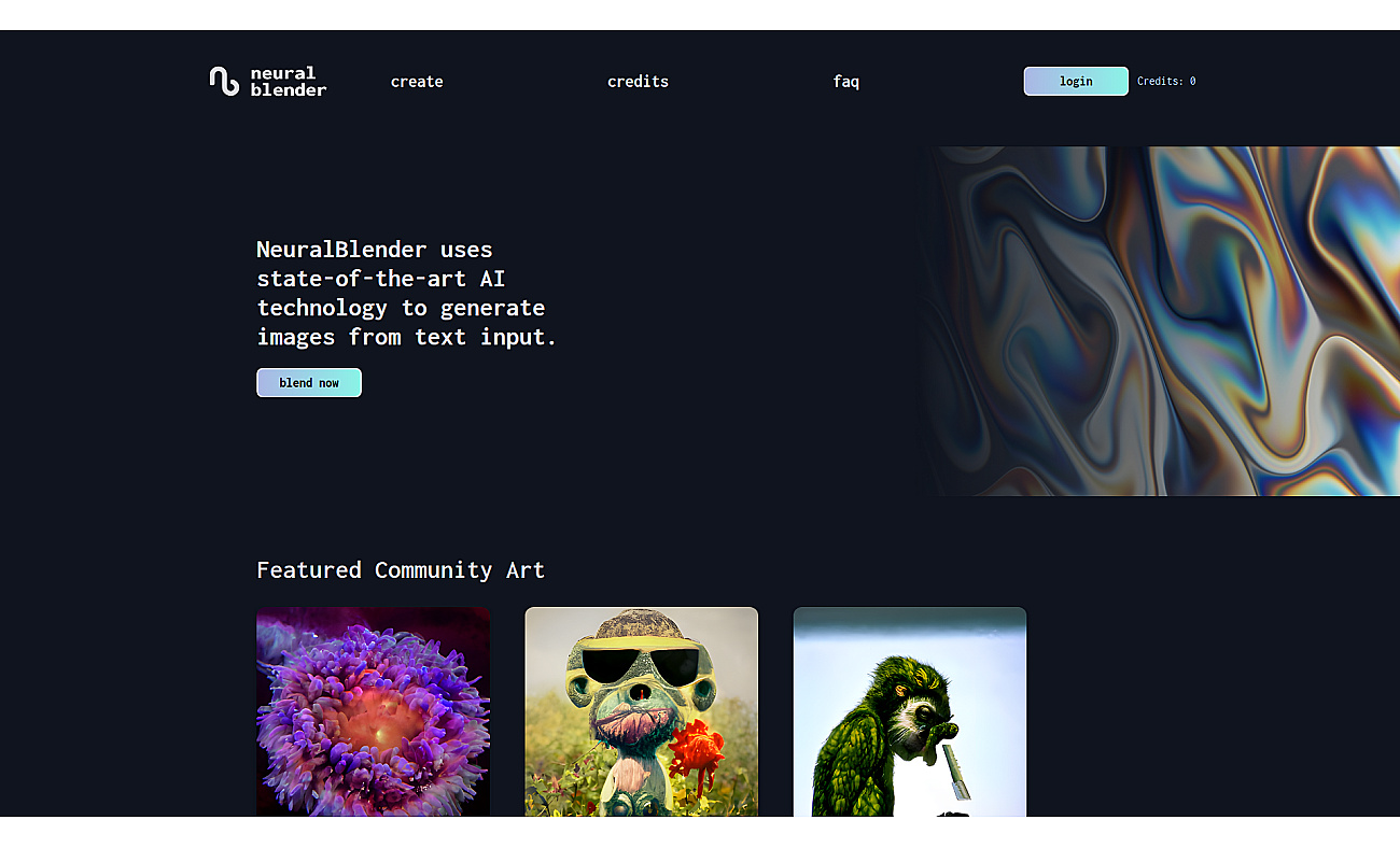 NeuralBlender screenshot