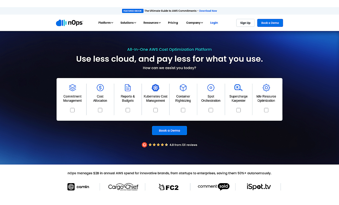 nOps screenshot