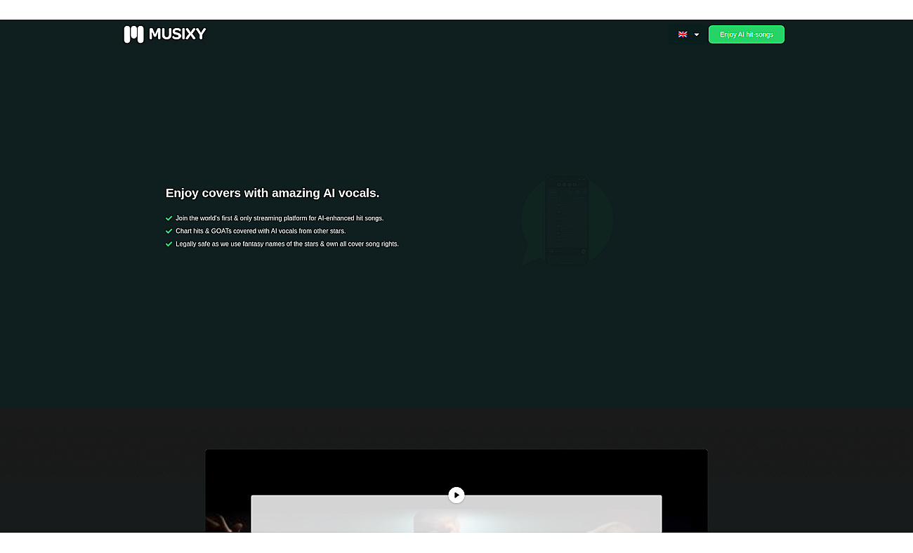 Musixy.ai screenshot