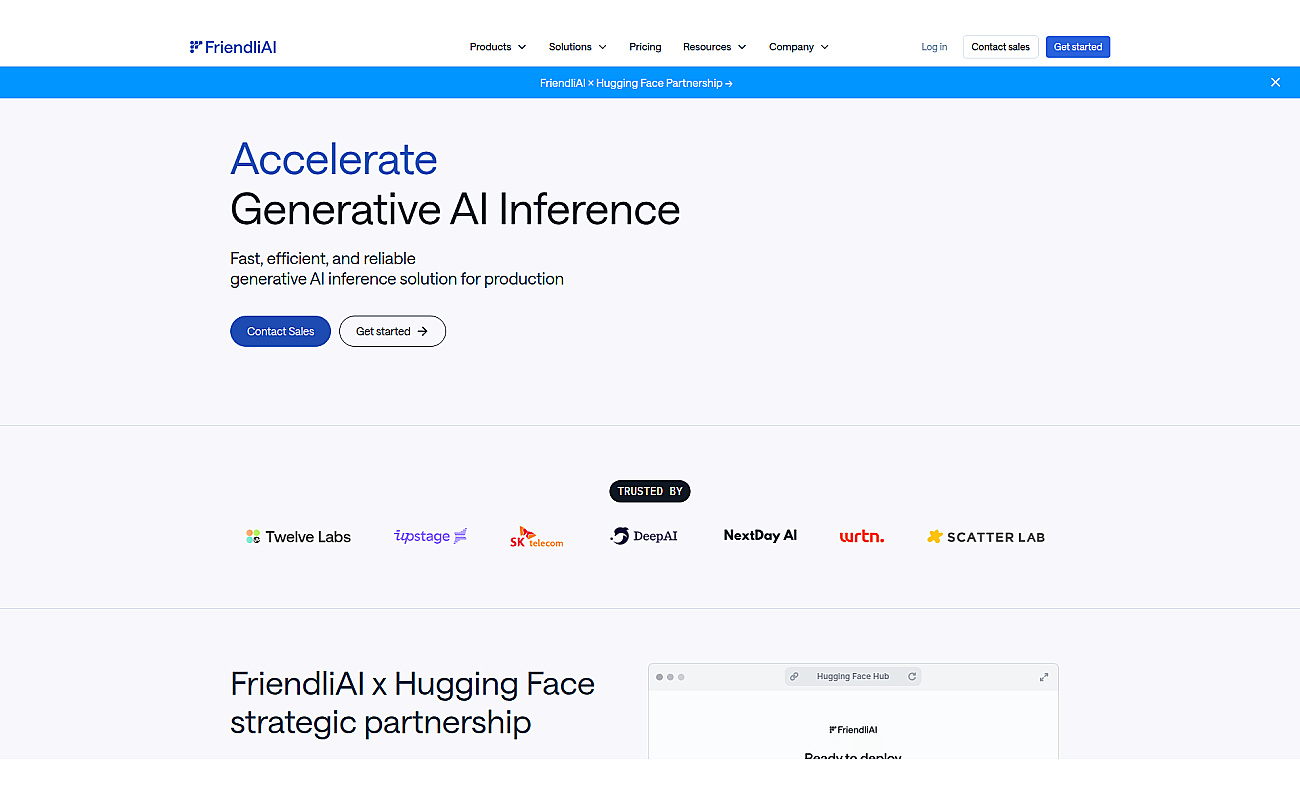FriendliAI screenshot