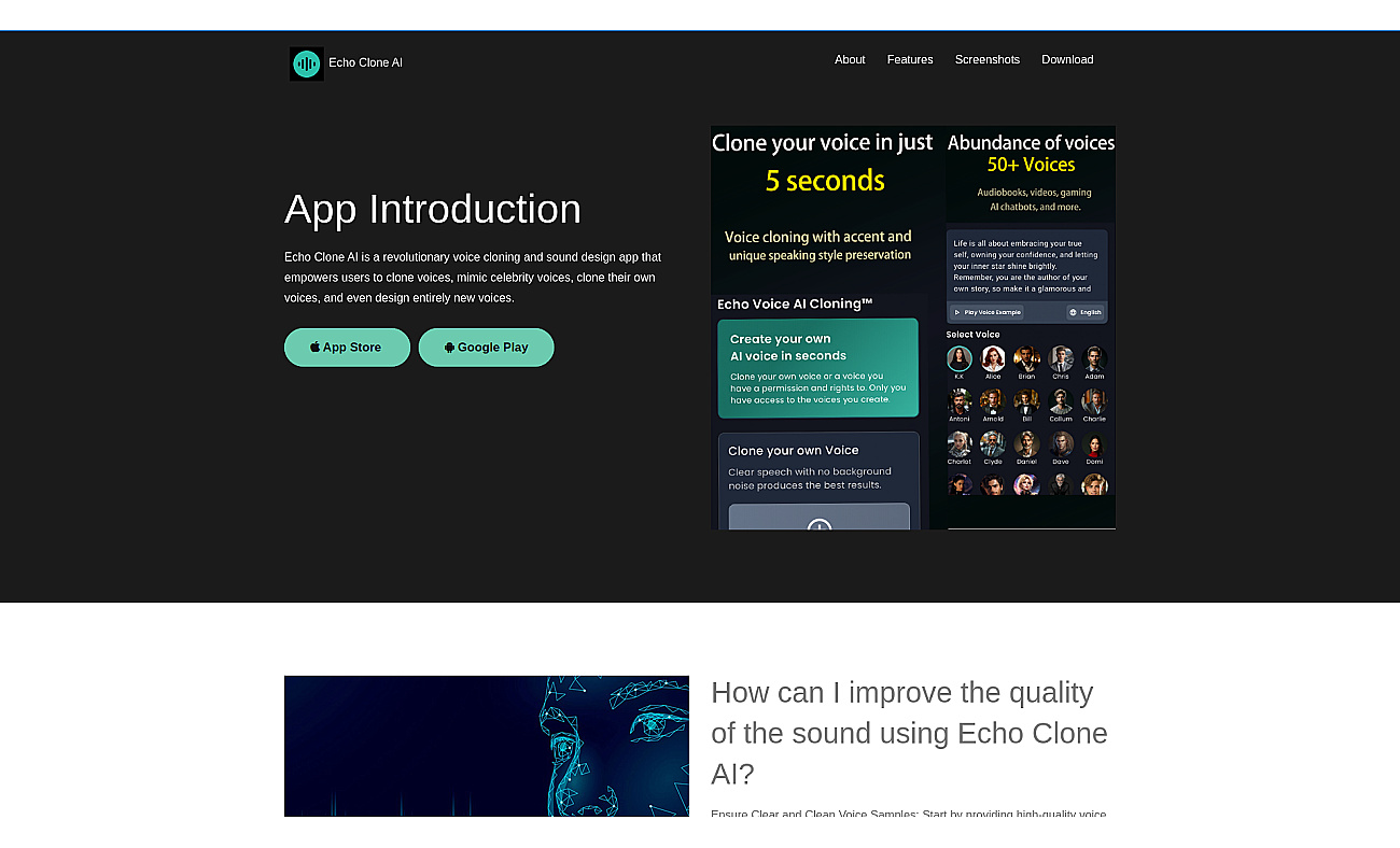 EchoVoiceAI screenshot
