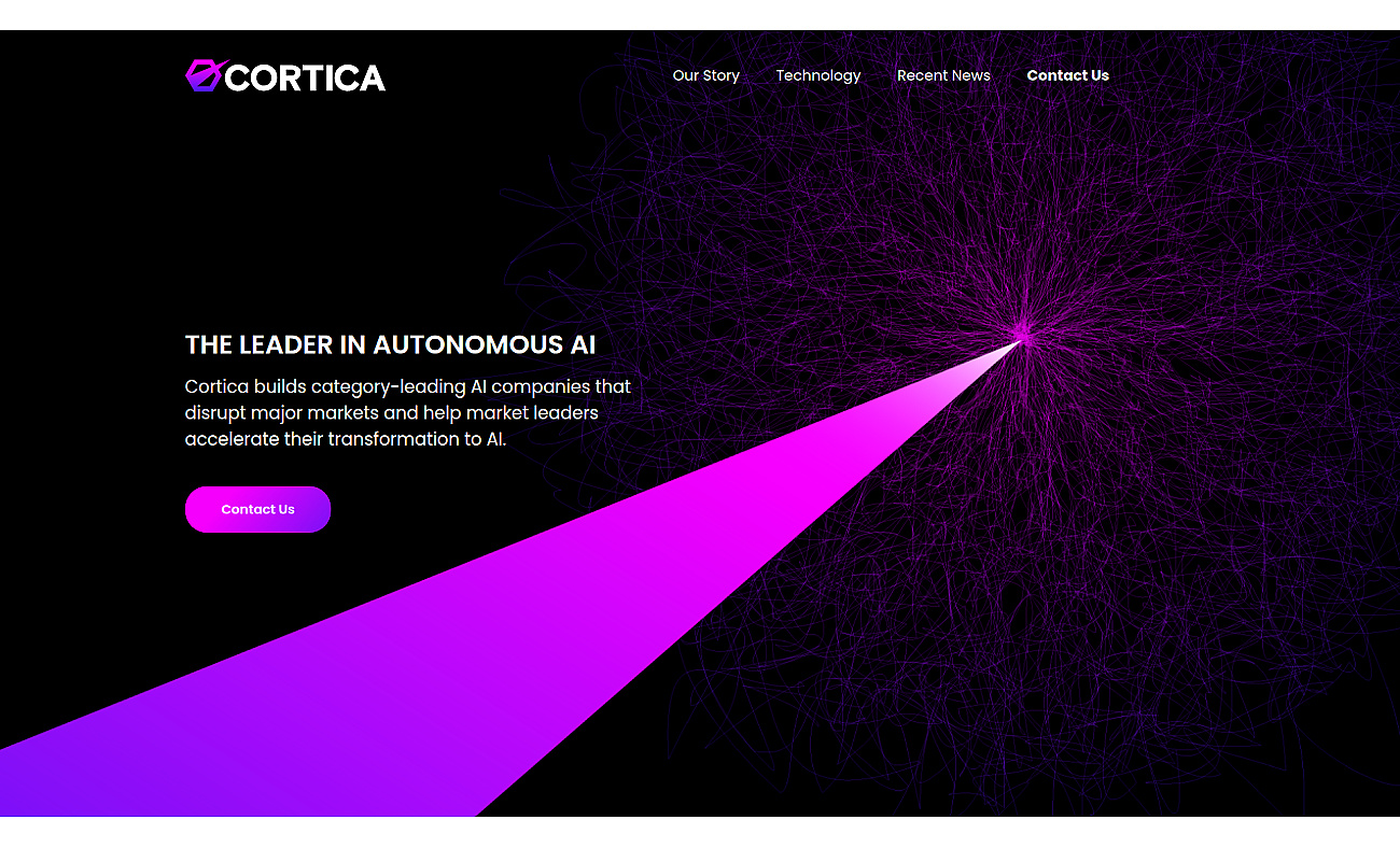 Cortica screenshot