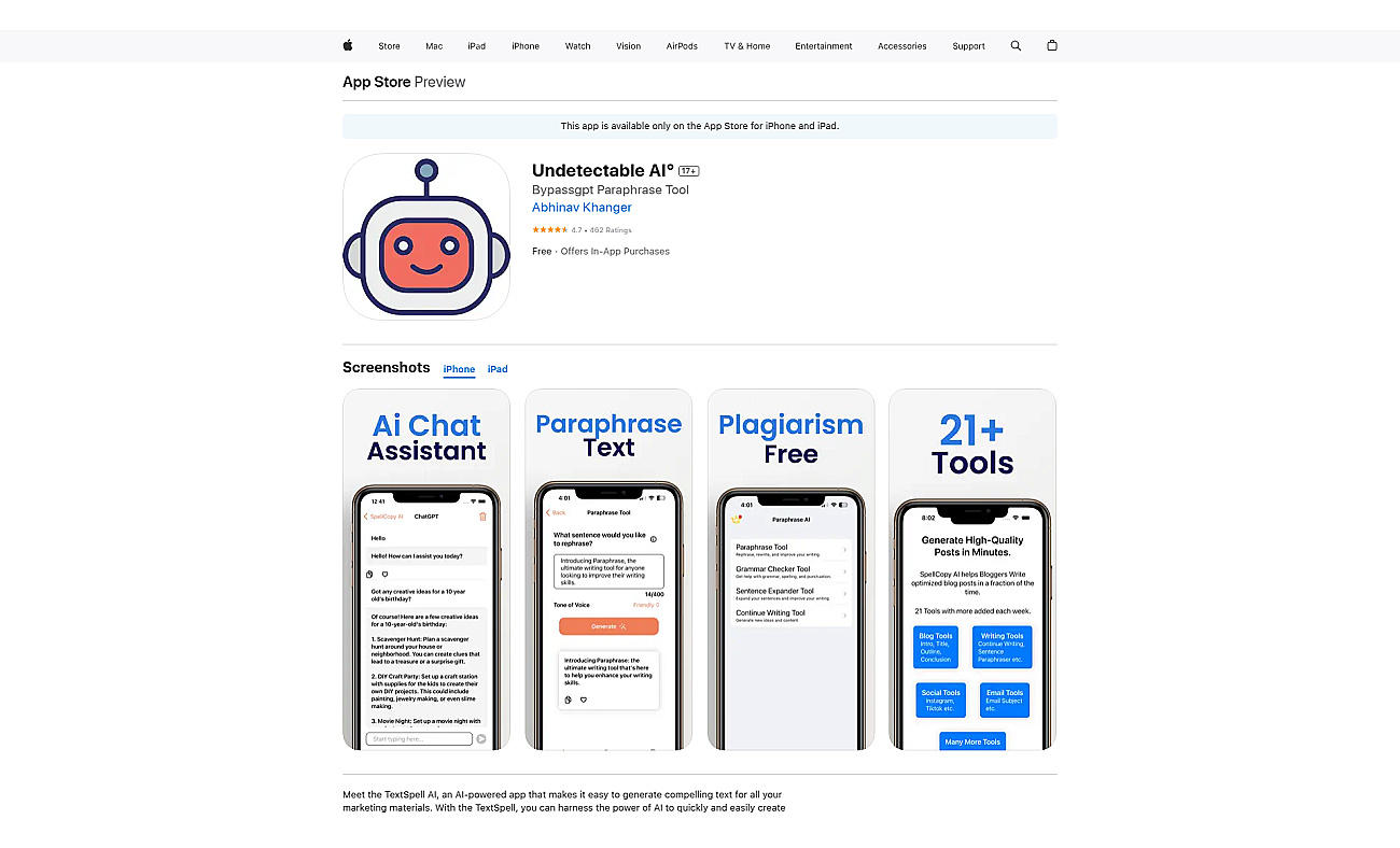 SpellCopy screenshot