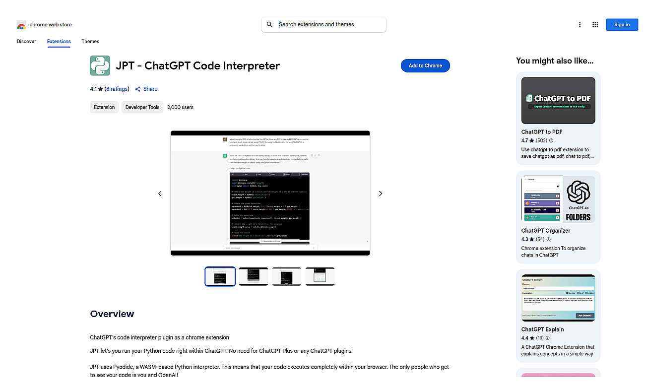 JPT screenshot