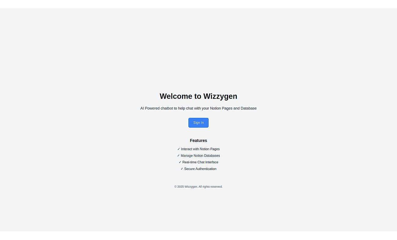 WizzyGen screenshot