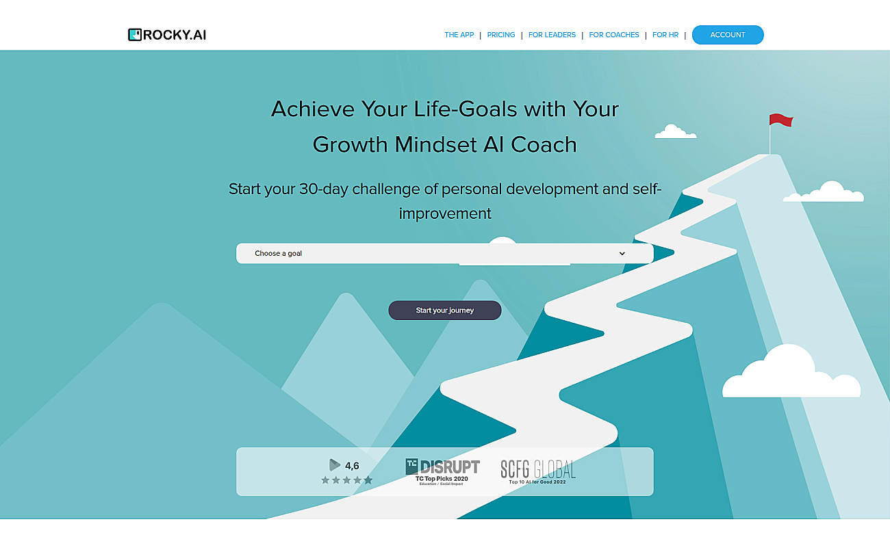 Rocky AI - AI Life Coach screenshot