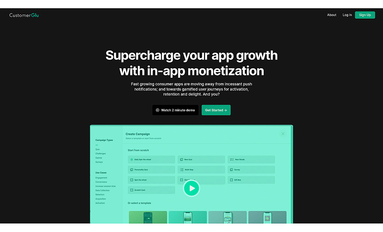 CustomerGlu screenshot