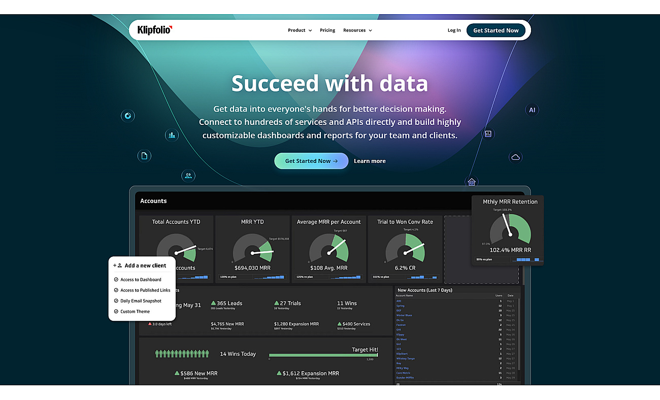 Klipfolio screenshot