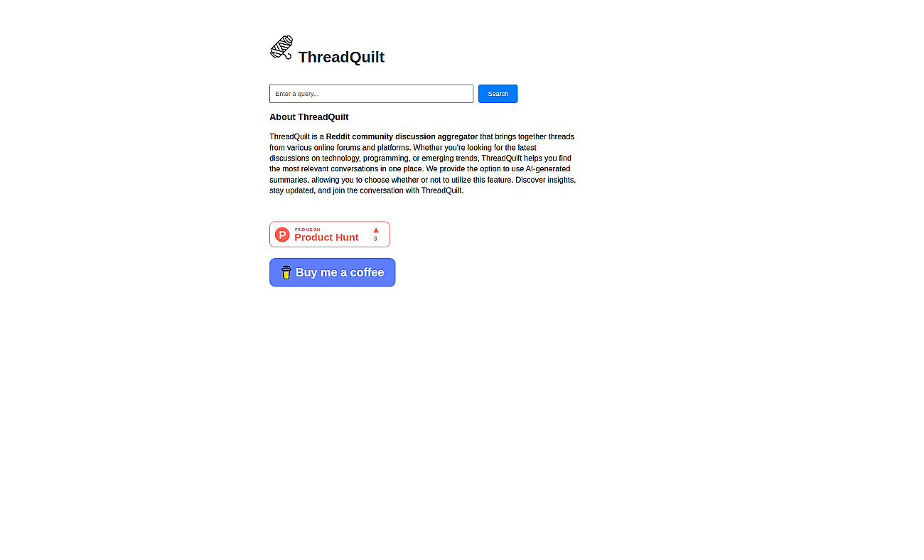 ThreadQuilt screenshot