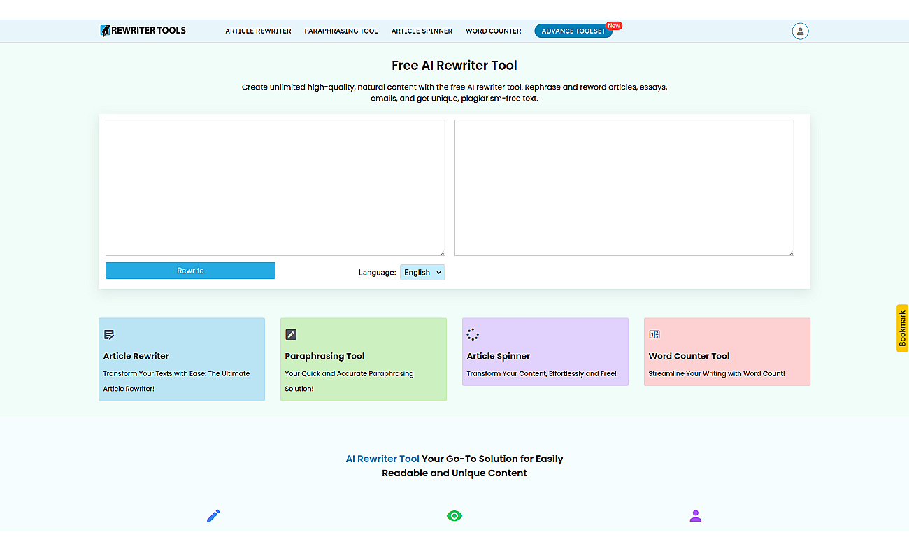 Rewritertools screenshot